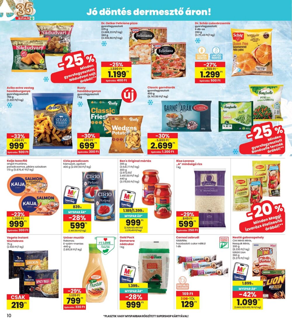 Interspar akciós újság 2026.06.04-től - 10. oldal.