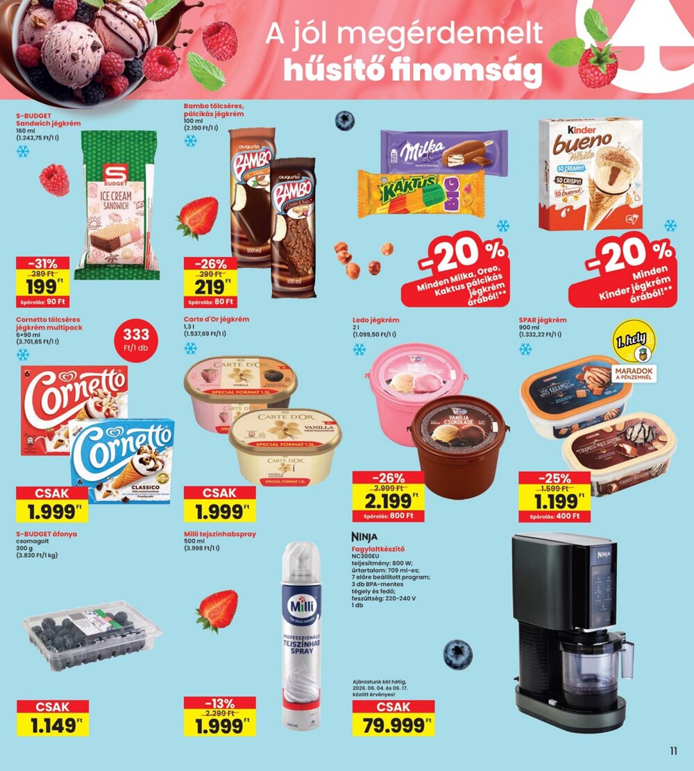 Interspar akciós újság 2026.06.04-től - 11. oldal.