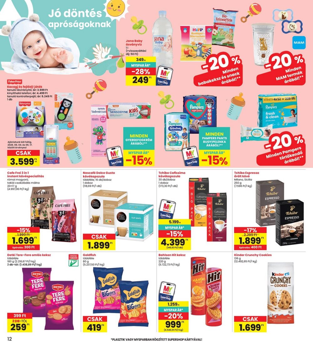 Interspar akciós újság 2026.06.04-től - 12. oldal.