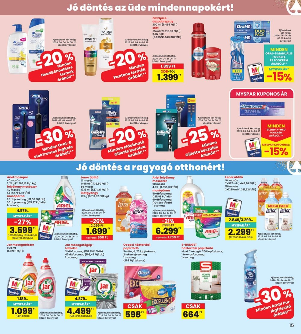 Interspar akciós újság 2026.06.04-től - 15. oldal.