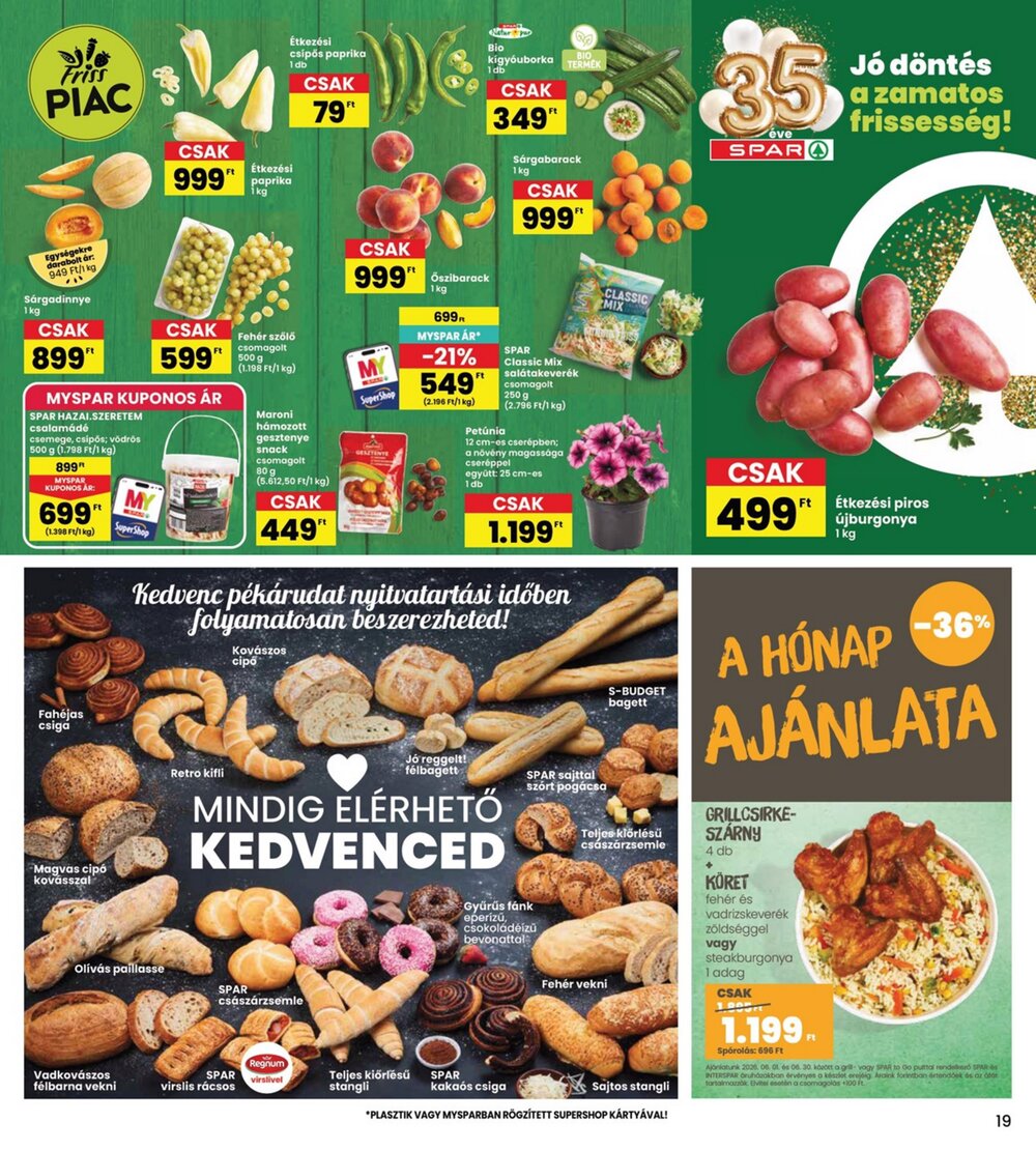 Interspar akciós újság 2026.06.04-től - 19. oldal.