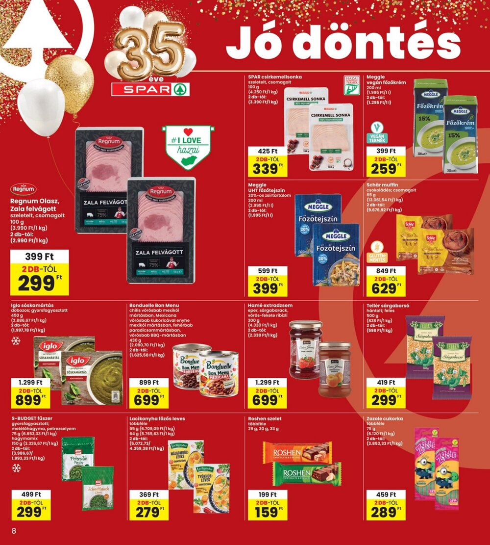 Interspar akciós újság 2026.06.04-től - 8. oldal.