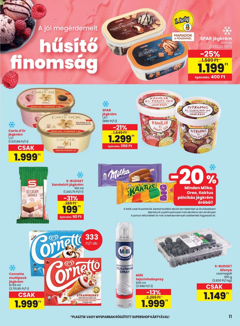 Spar akciós újság 2026.06.04-től - 11. oldal.