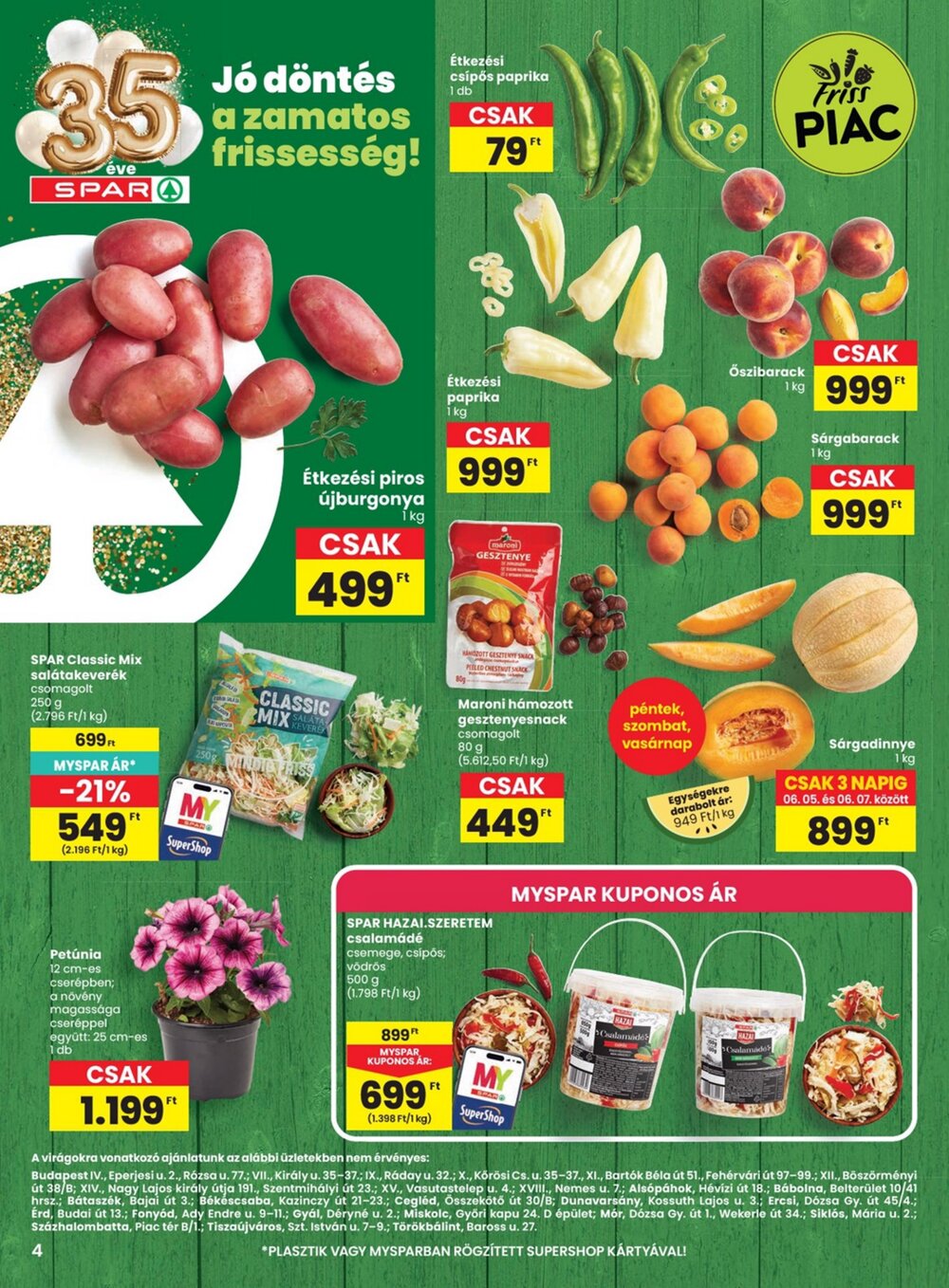 Spar akciós újság 2026.06.04-től - 4. oldal.