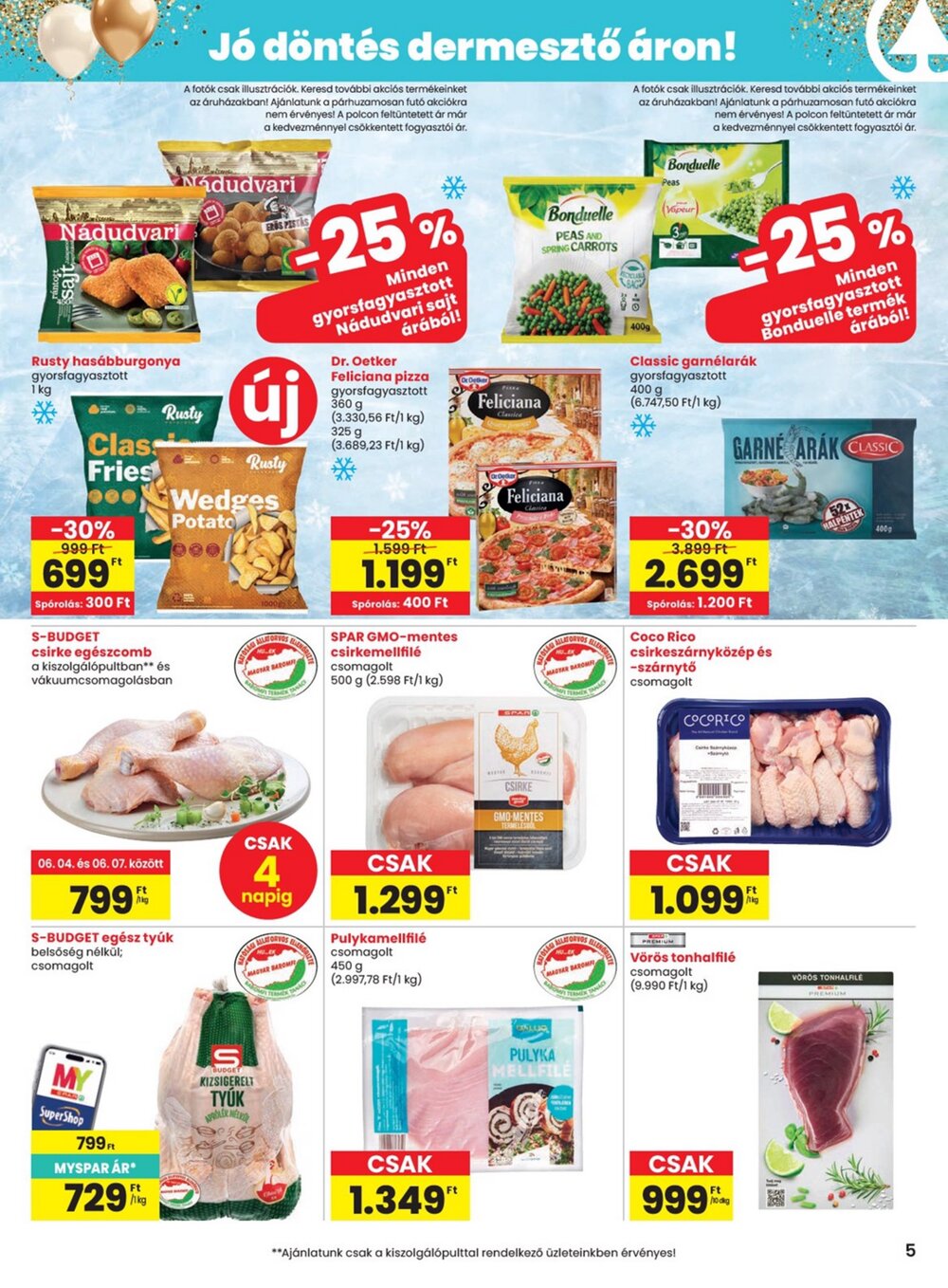 Spar akciós újság 2026.06.04-től - 5. oldal.