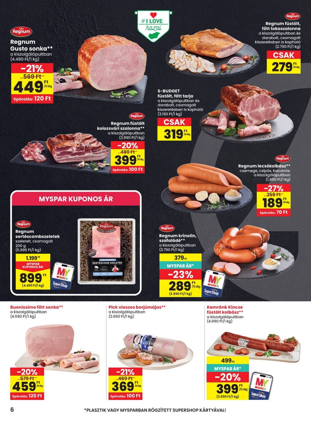 Spar akciós újság 2026.06.04-től - 6. oldal.