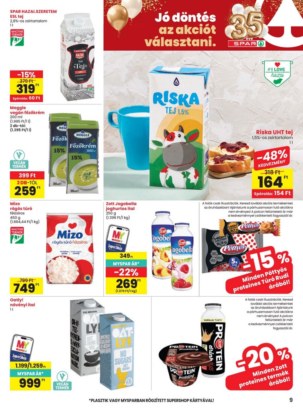 Spar akciós újság 2026.06.04-től - 9. oldal.