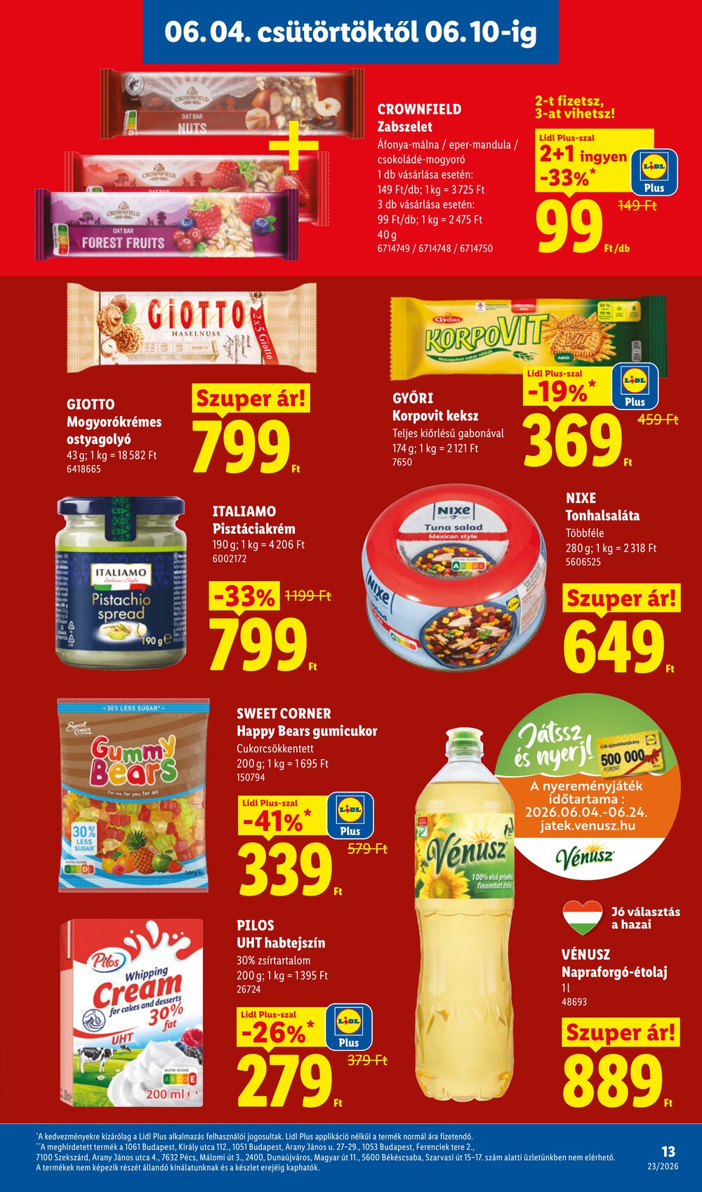 Lidl akciós újság 2026.06.04-től - 13. oldal.