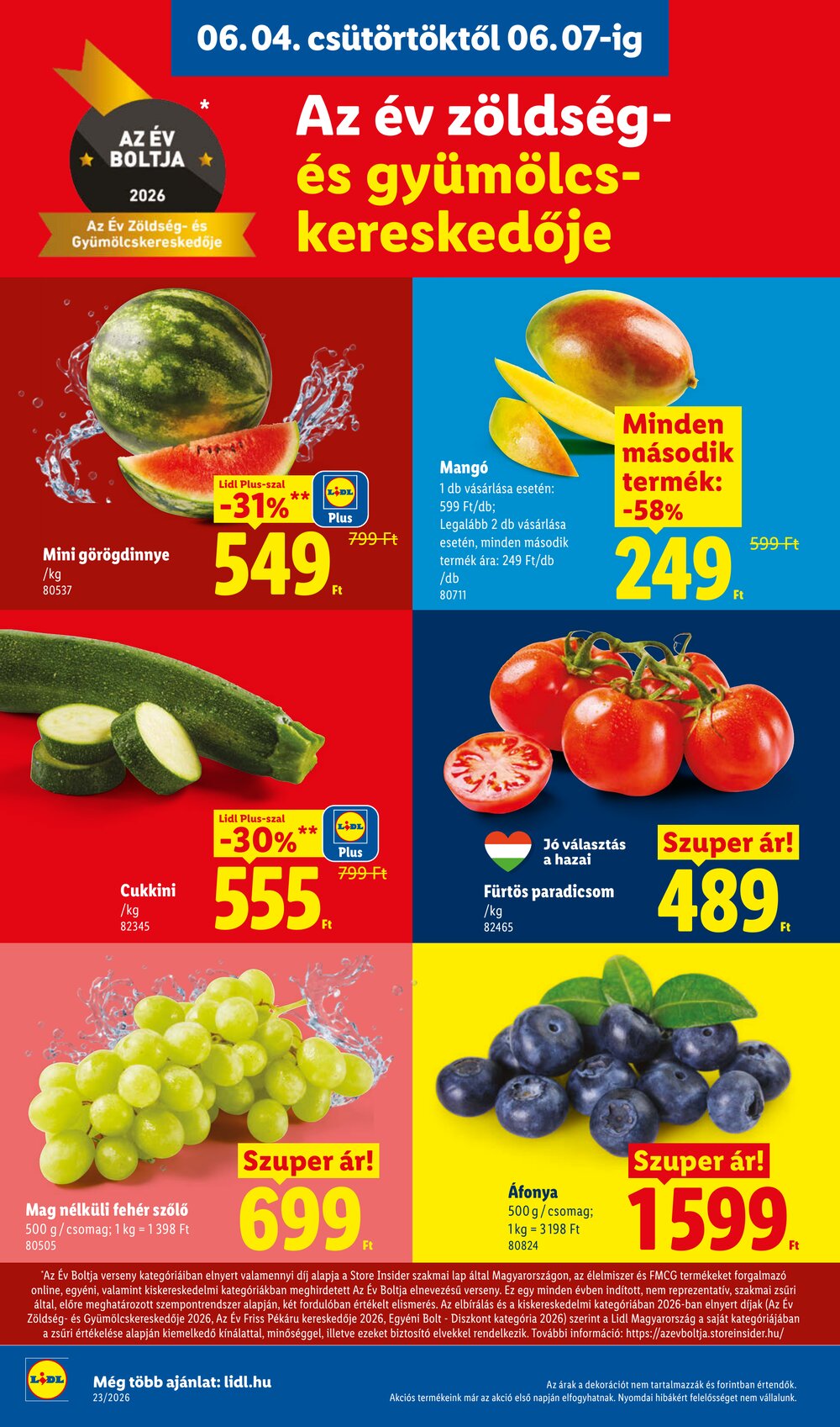 Lidl akciós újság 2026.06.04-től - 4. oldal.