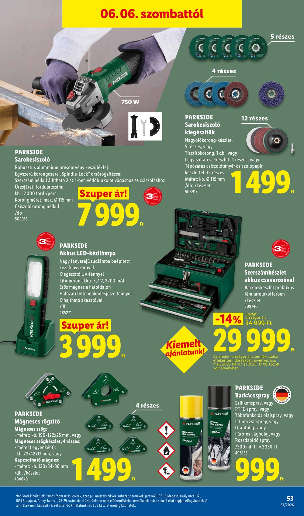 Lidl akciós újság 2026.06.04-től - 53. oldal.