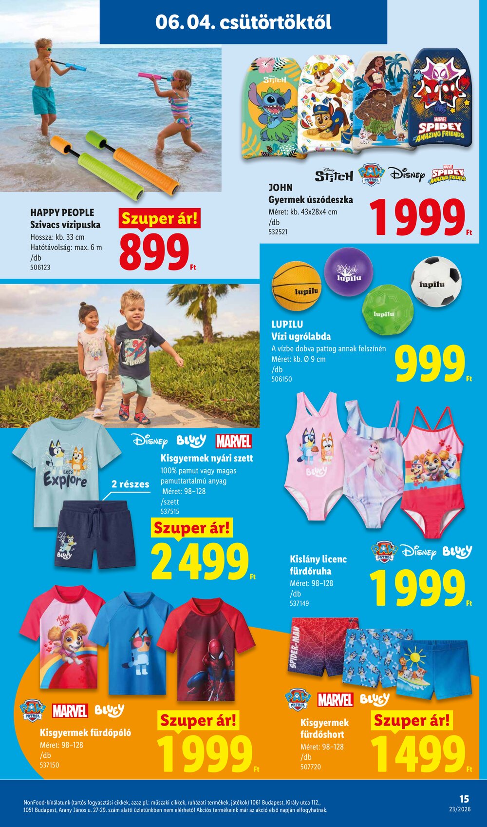 Lidl akciós újság 2026.06.04-től - 15. oldal.