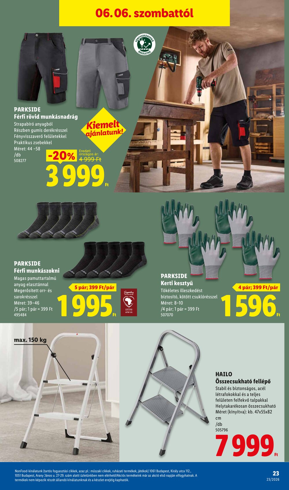 Lidl akciós újság 2026.06.04-től - 23. oldal.