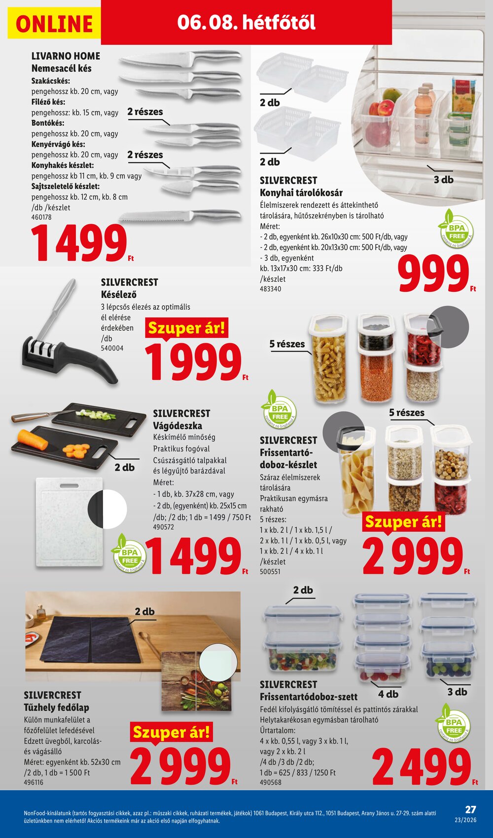 Lidl akciós újság 2026.06.04-től - 27. oldal.