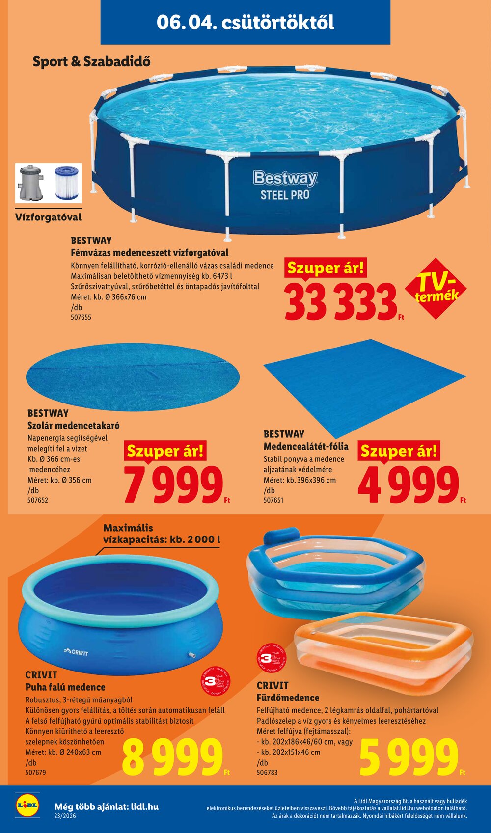 Lidl akciós újság 2026.06.04-től - 4. oldal.