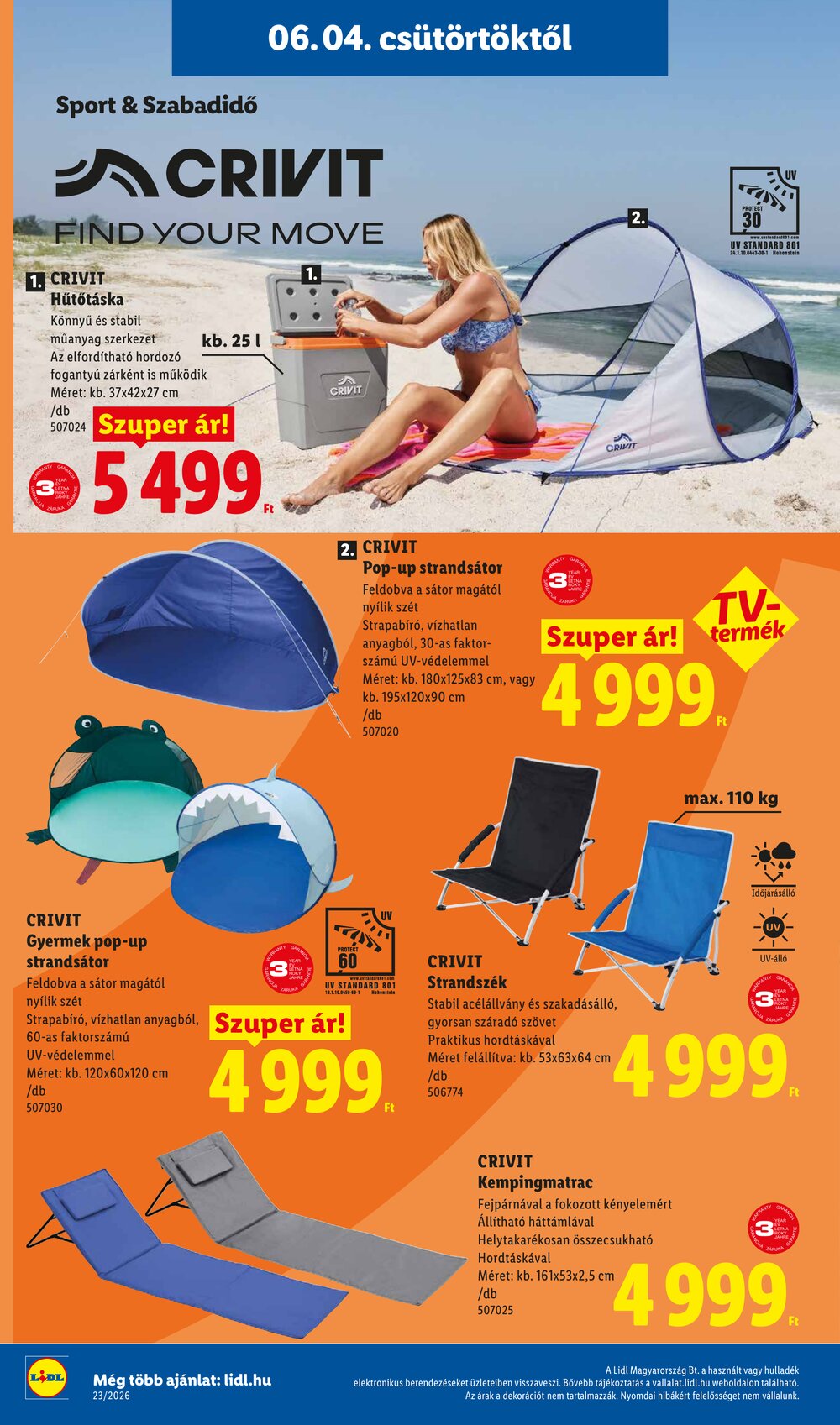 Lidl akciós újság 2026.06.04-től - 6. oldal.
