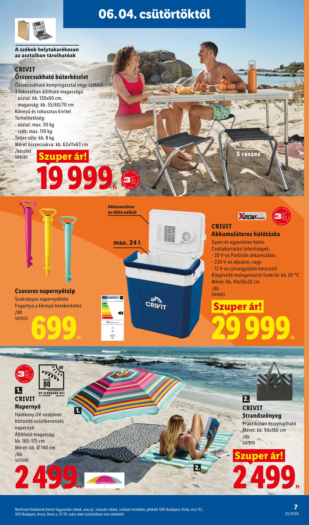 Lidl akciós újság 2026.06.04-től - 7. oldal.