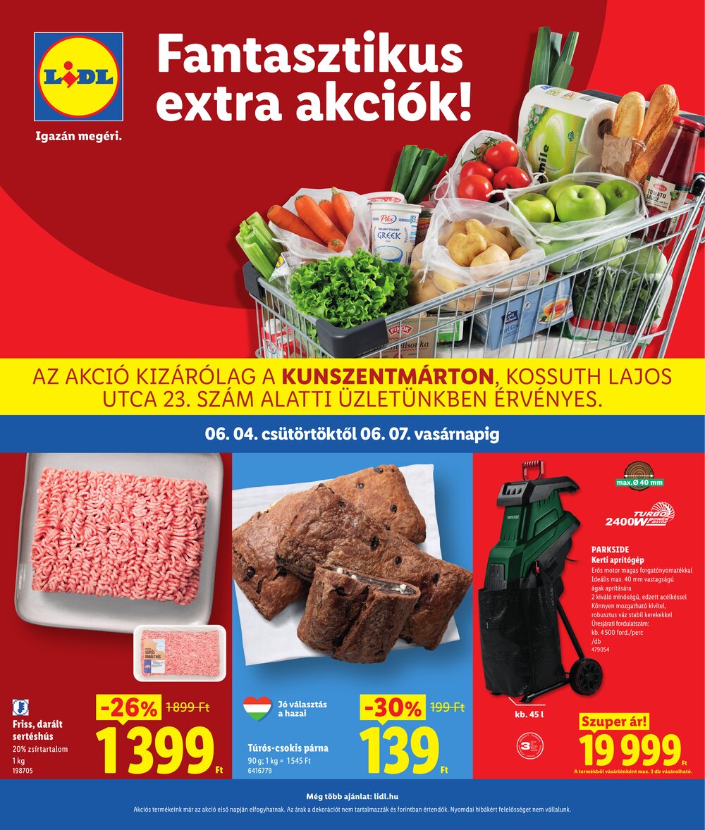 Lidl akciós újság 2026.06.04-től - 1. oldal.