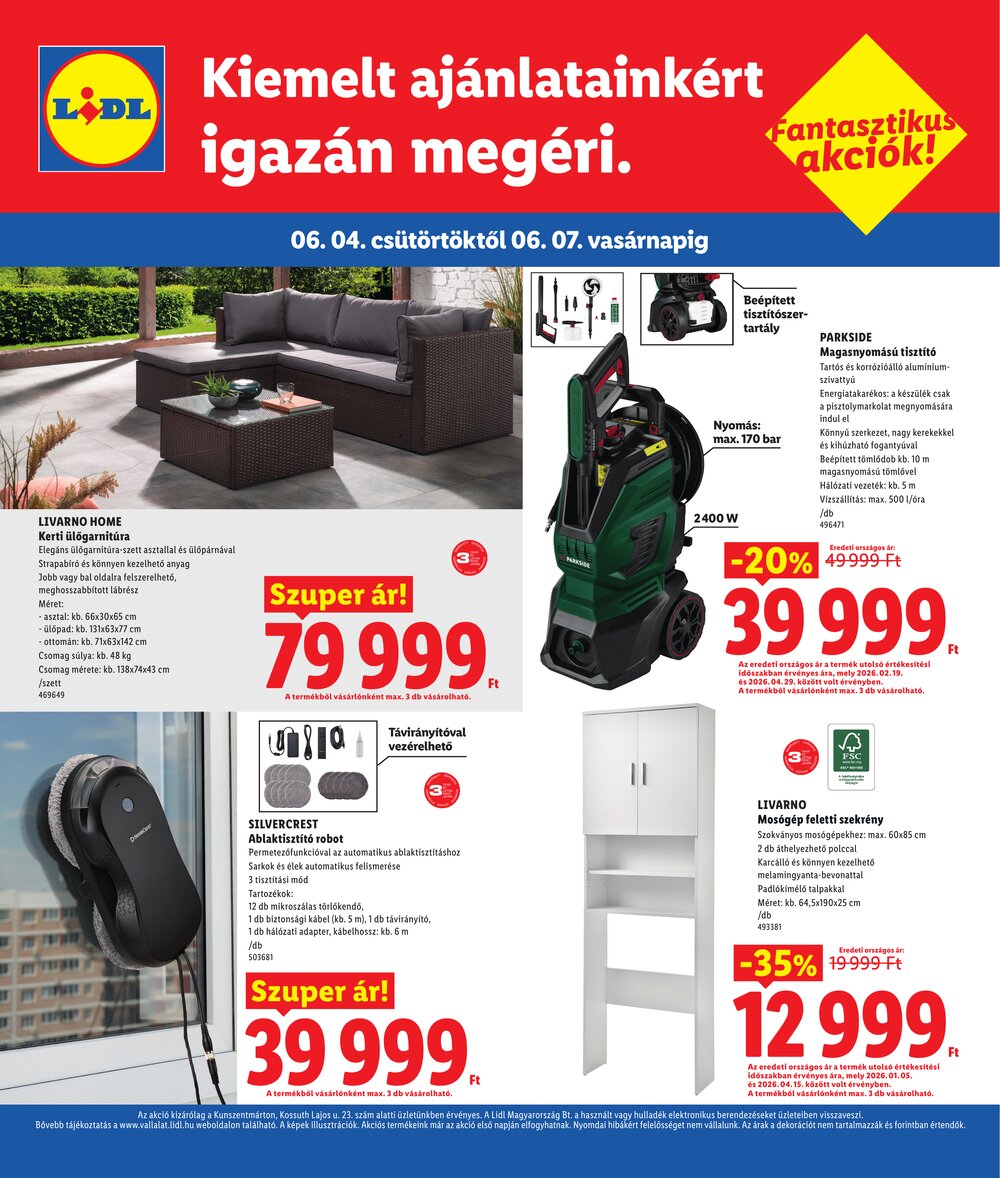Lidl akciós újság 2026.06.04-től - 4. oldal.