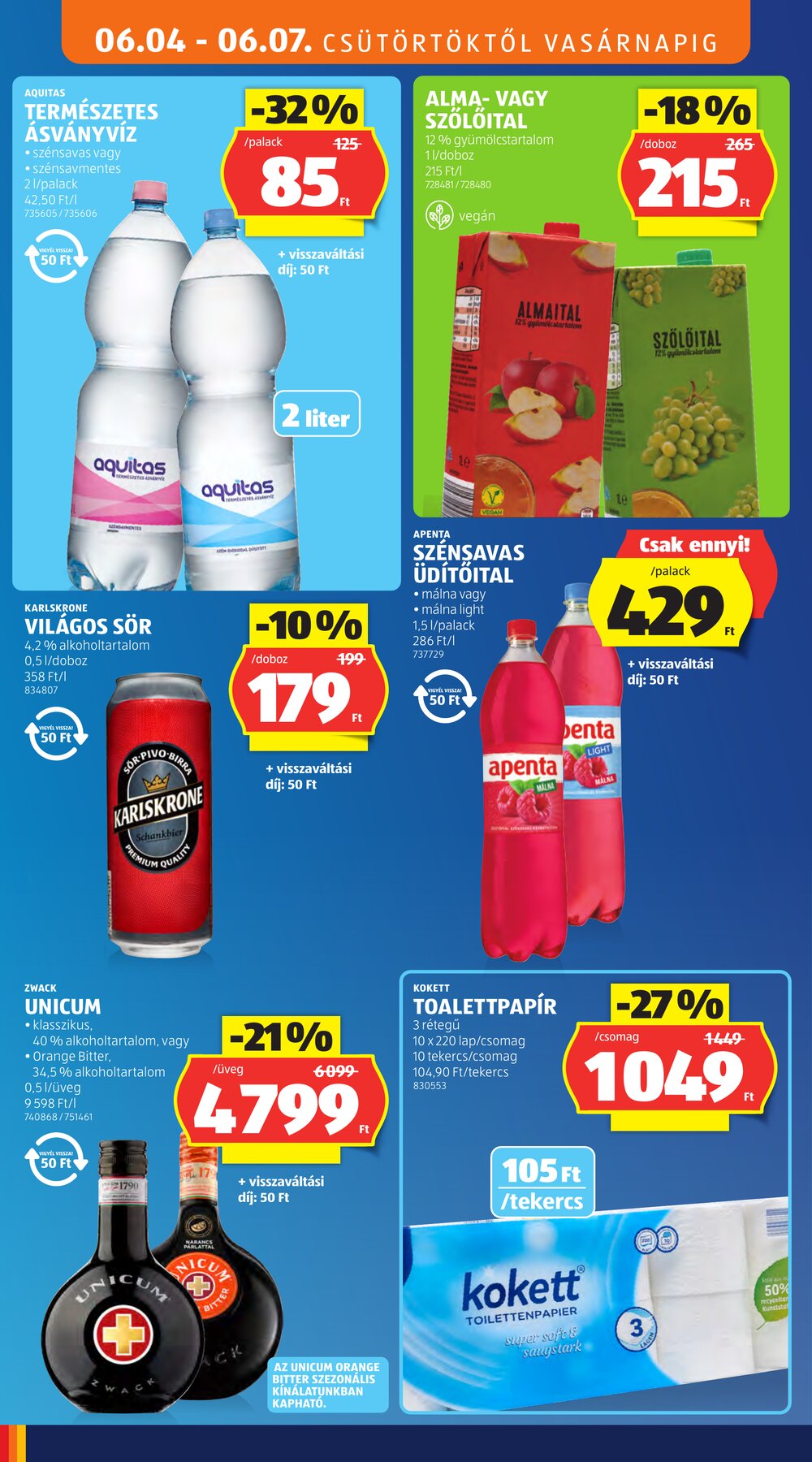 Aldi akciós újság 2026.06.04-től - 14. oldal.
