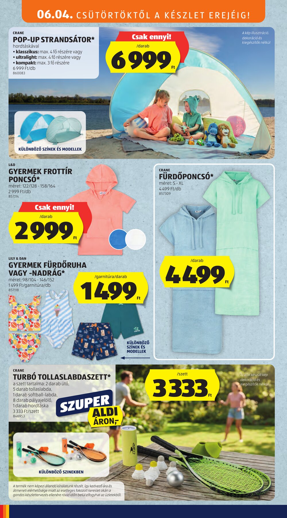Aldi akciós újság 2026.06.04-től - 4. oldal.