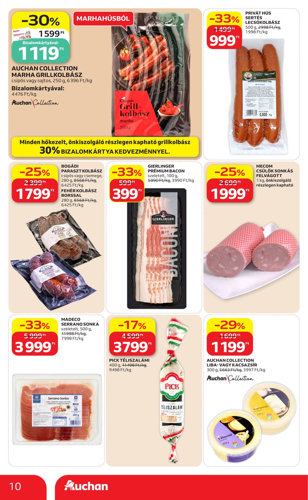Auchan akciós újság 2026.06.04-től - 10. oldal.