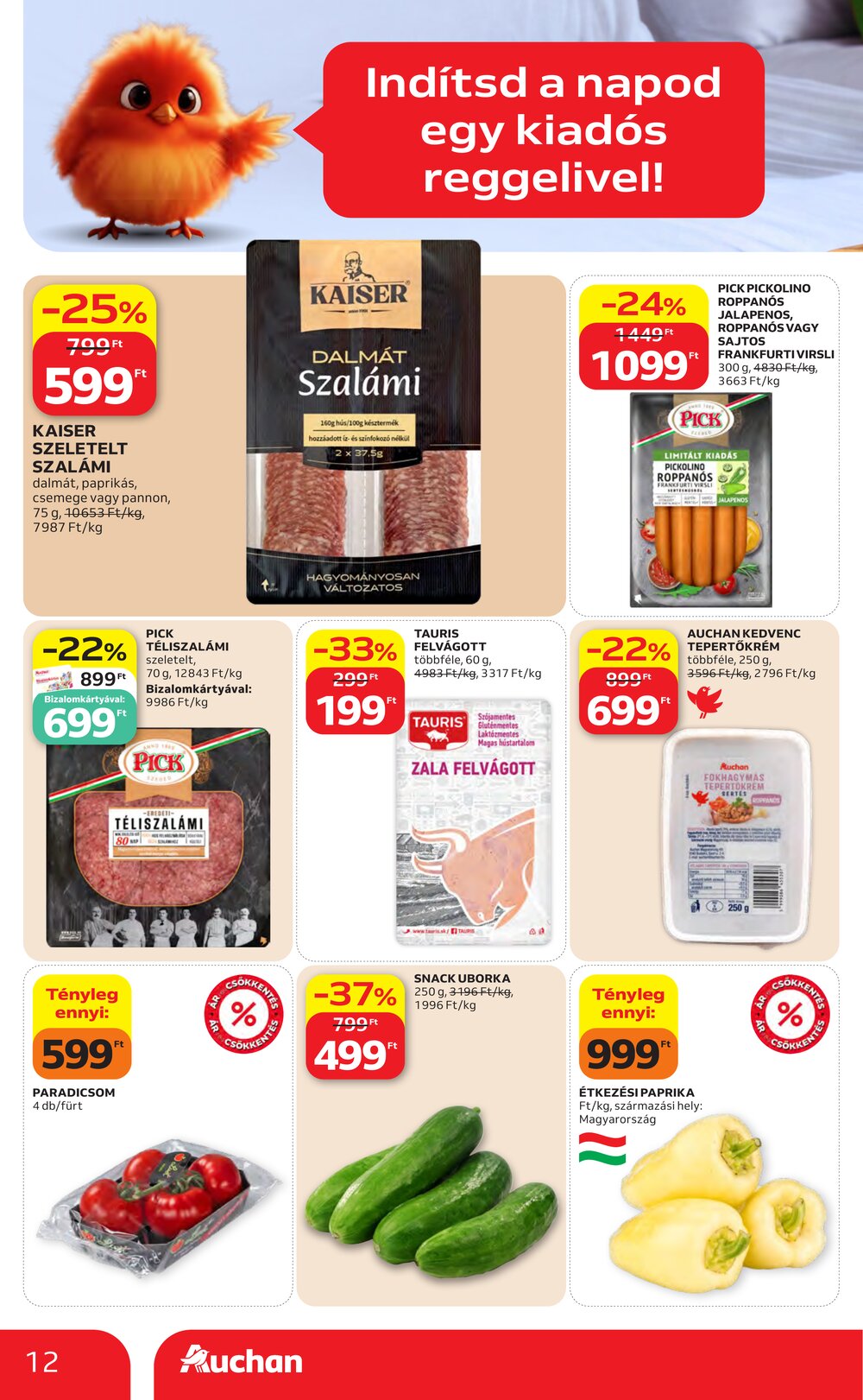 Auchan akciós újság 2026.06.04-től - 12. oldal.