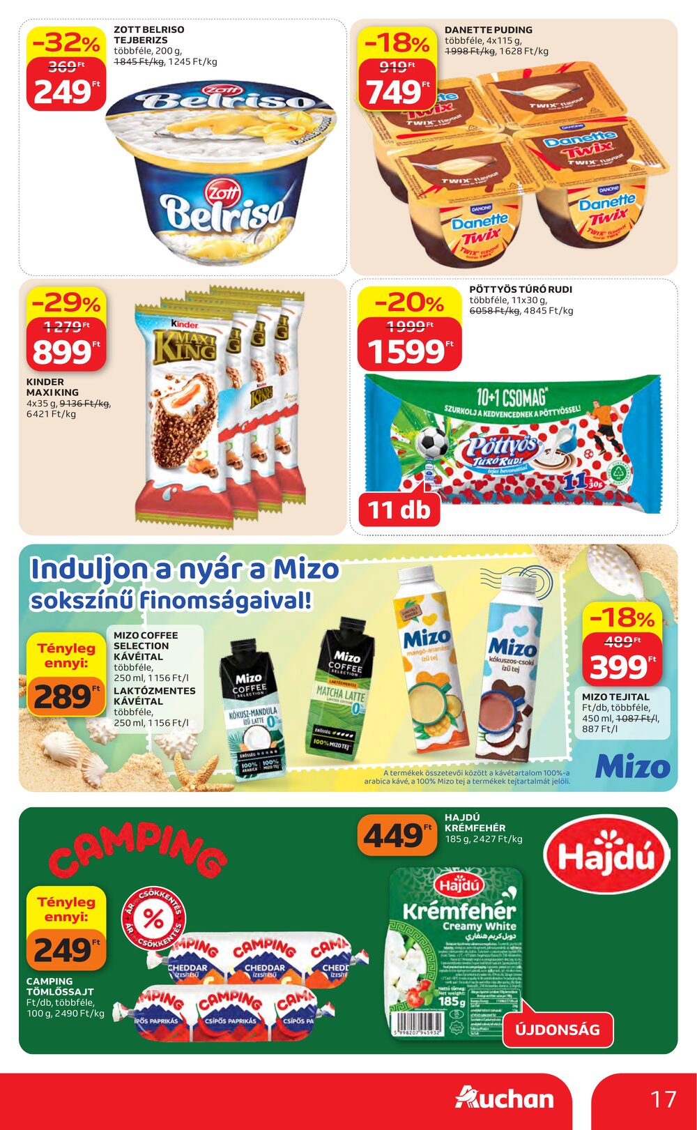 Auchan akciós újság 2026.06.04-től - 17. oldal.