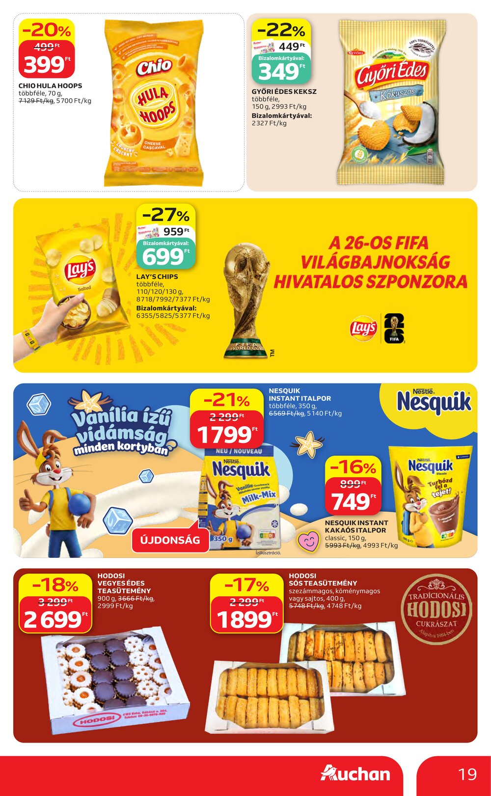 Auchan akciós újság 2026.06.04-től - 19. oldal.