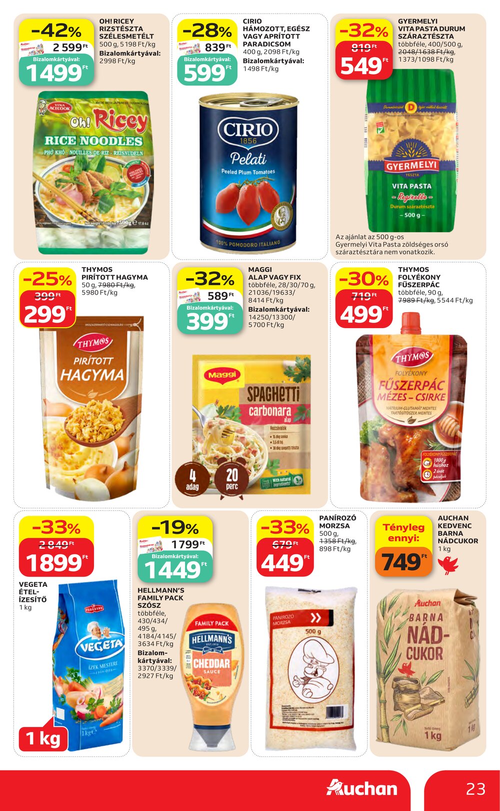 Auchan akciós újság 2026.06.04-től - 23. oldal.