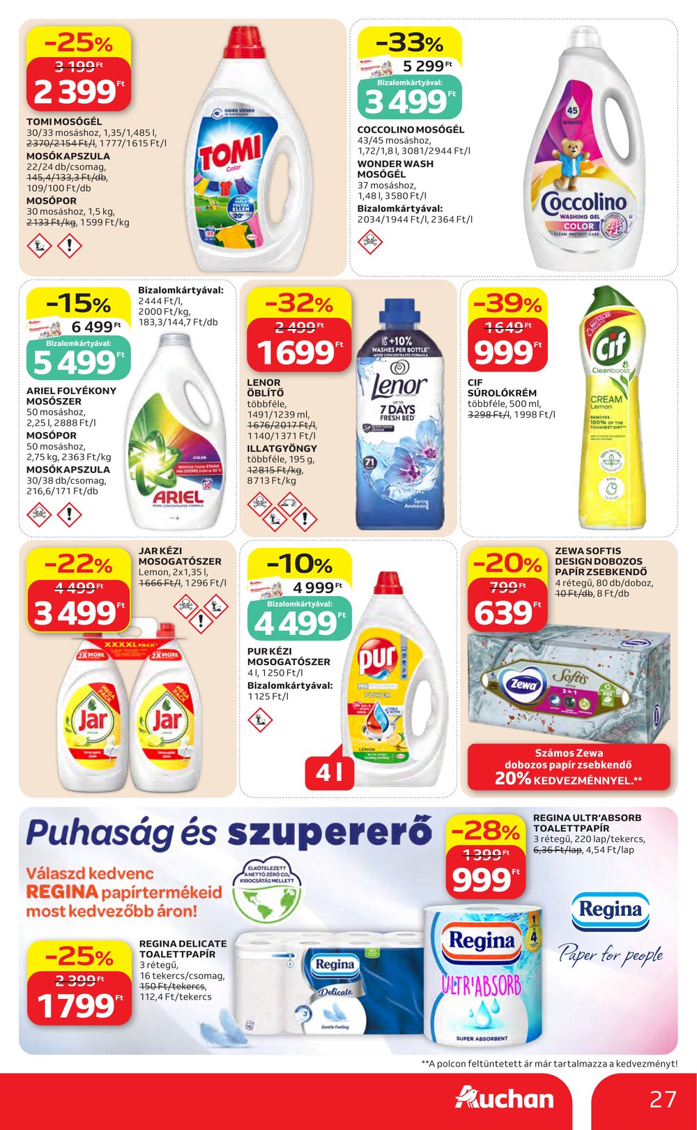 Auchan akciós újság 2026.06.04-től - 27. oldal.