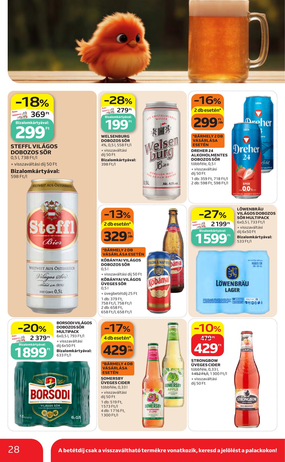Auchan akciós újság 2026.06.04-től - 28. oldal.
