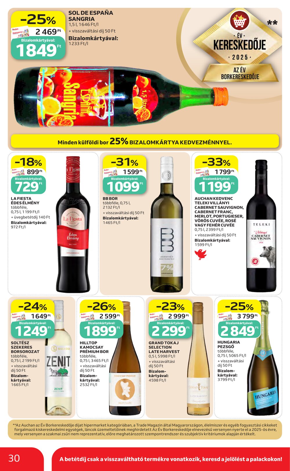 Auchan akciós újság 2026.06.04-től - 30. oldal.
