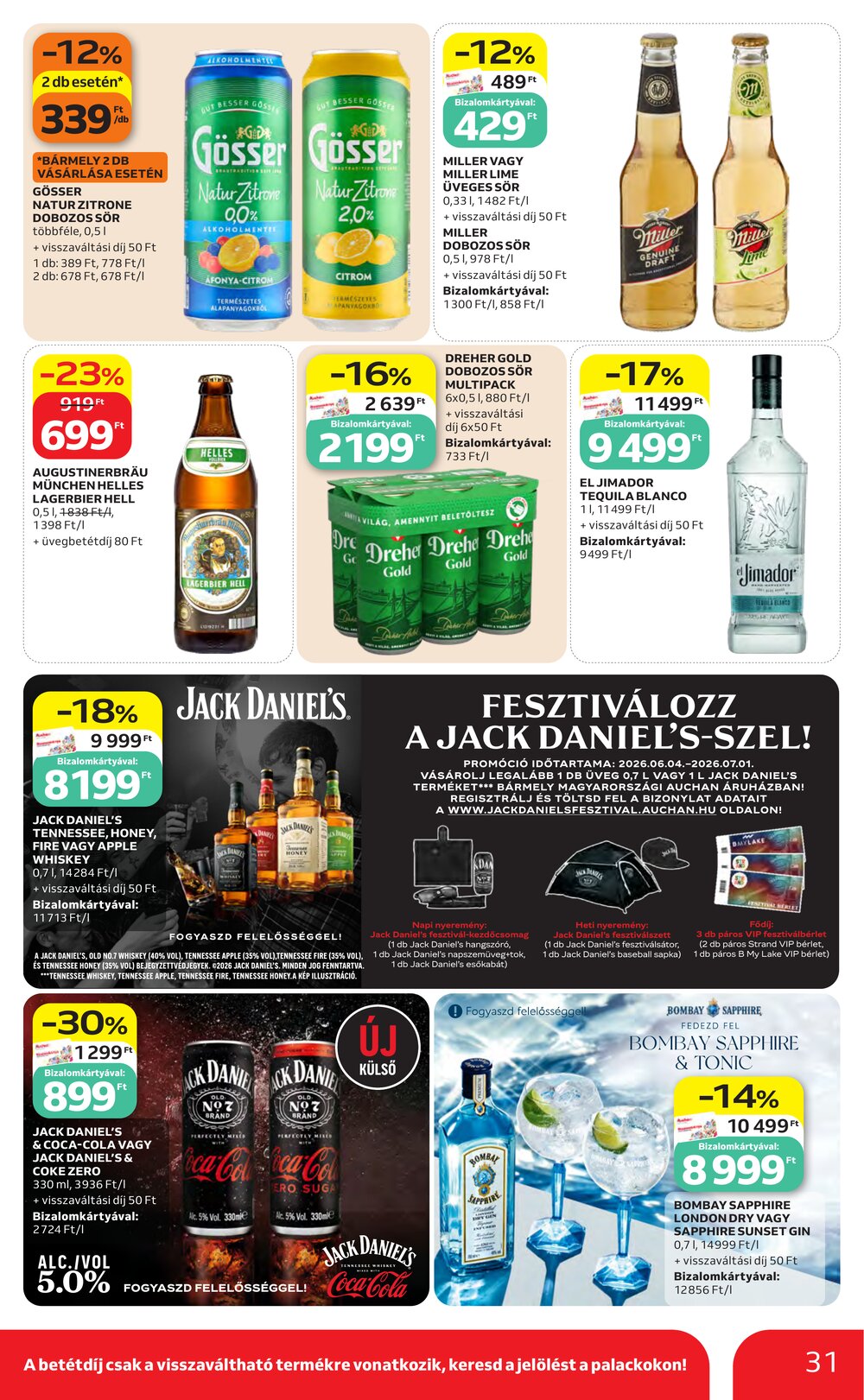 Auchan akciós újság 2026.06.04-től - 31. oldal.