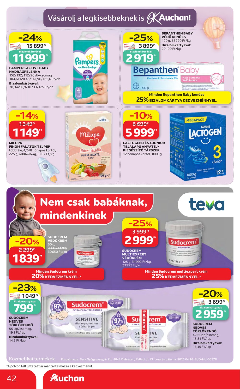 Auchan akciós újság 2026.06.04-től - 42. oldal.