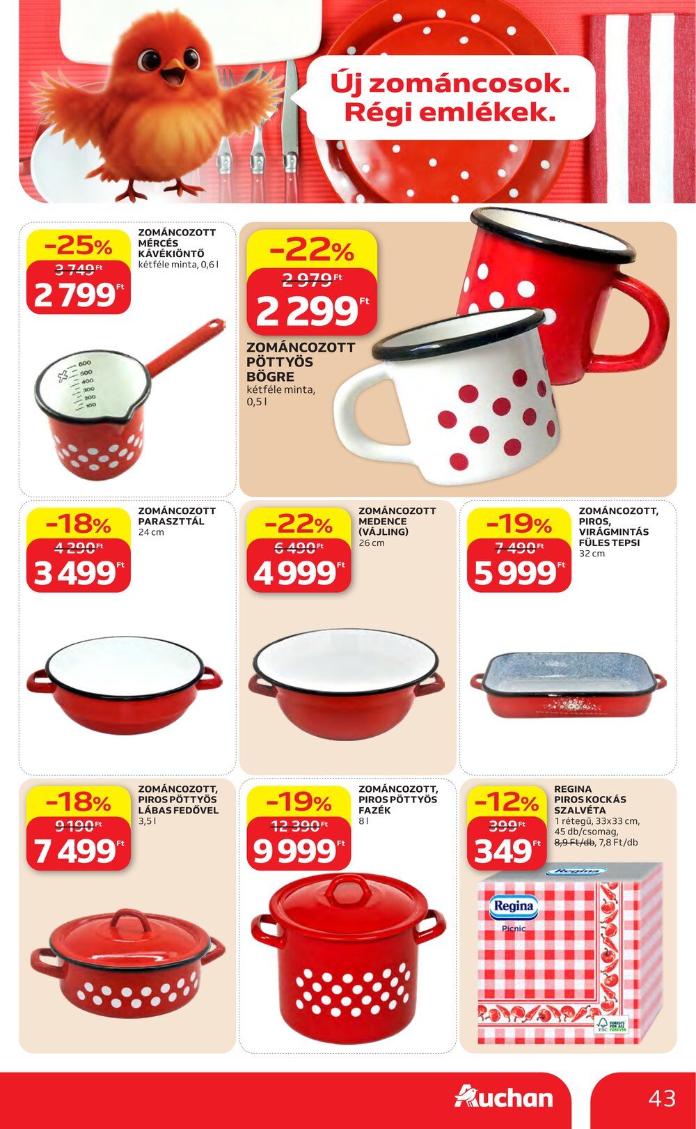 Auchan akciós újság 2026.06.04-től - 43. oldal.