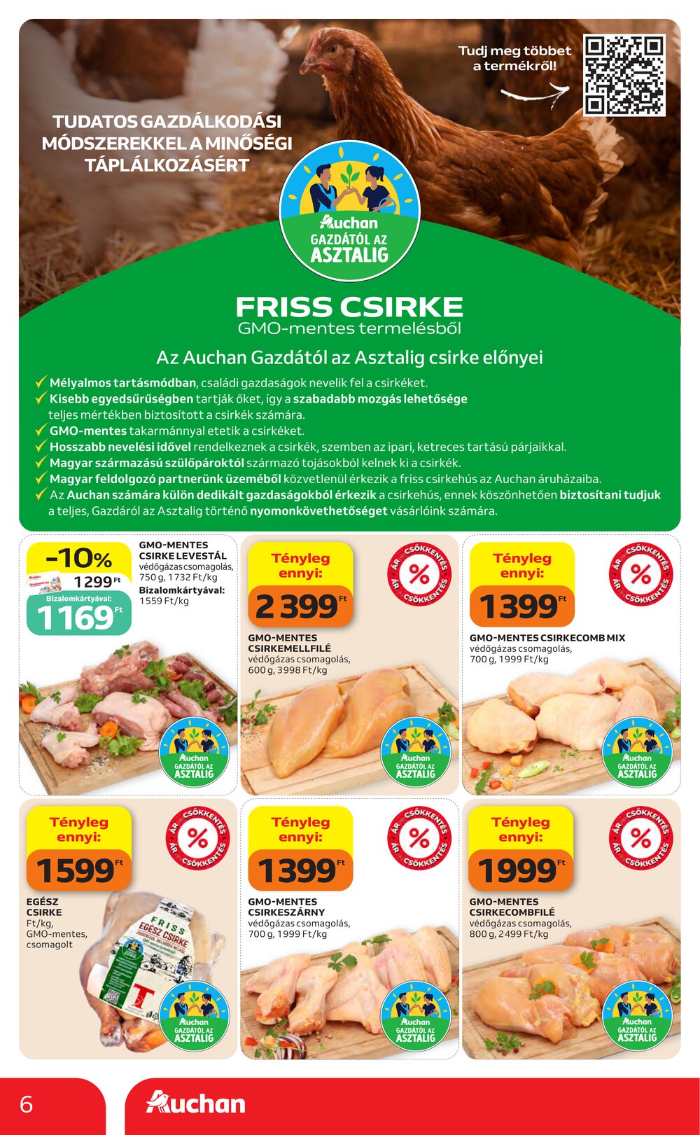 Auchan akciós újság 2026.06.04-től - 6. oldal.