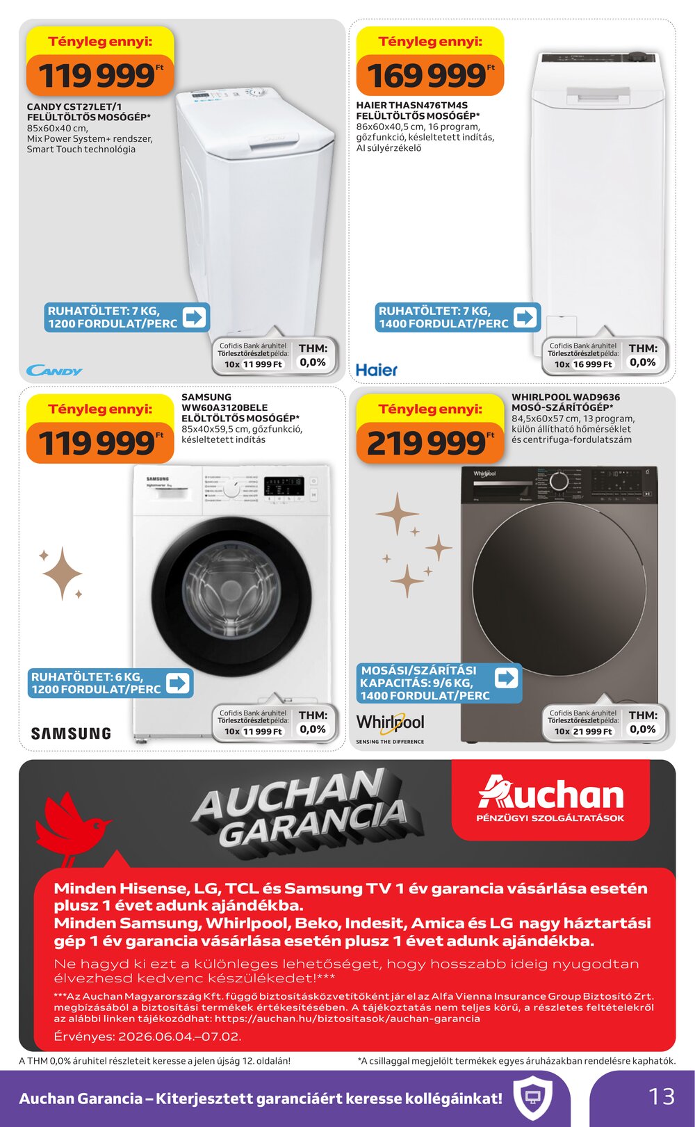 Auchan akciós újság 2026.06.04-től - 13. oldal.