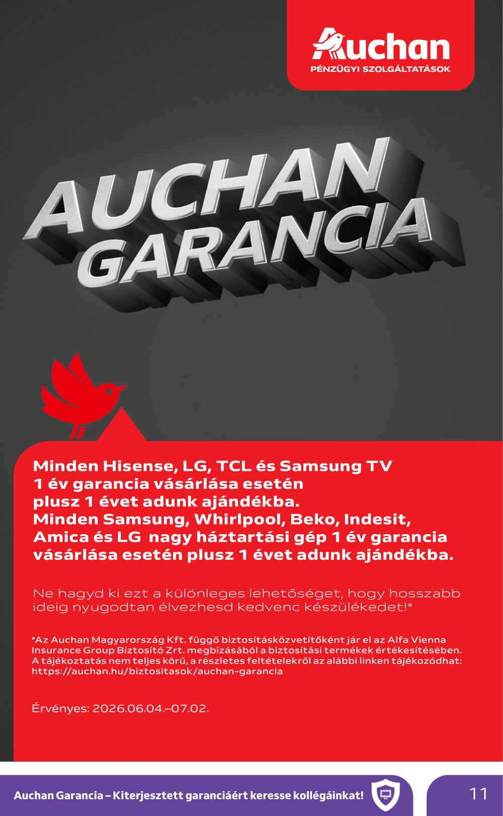 Auchan akciós újság 2026.06.04-től - 11. oldal.