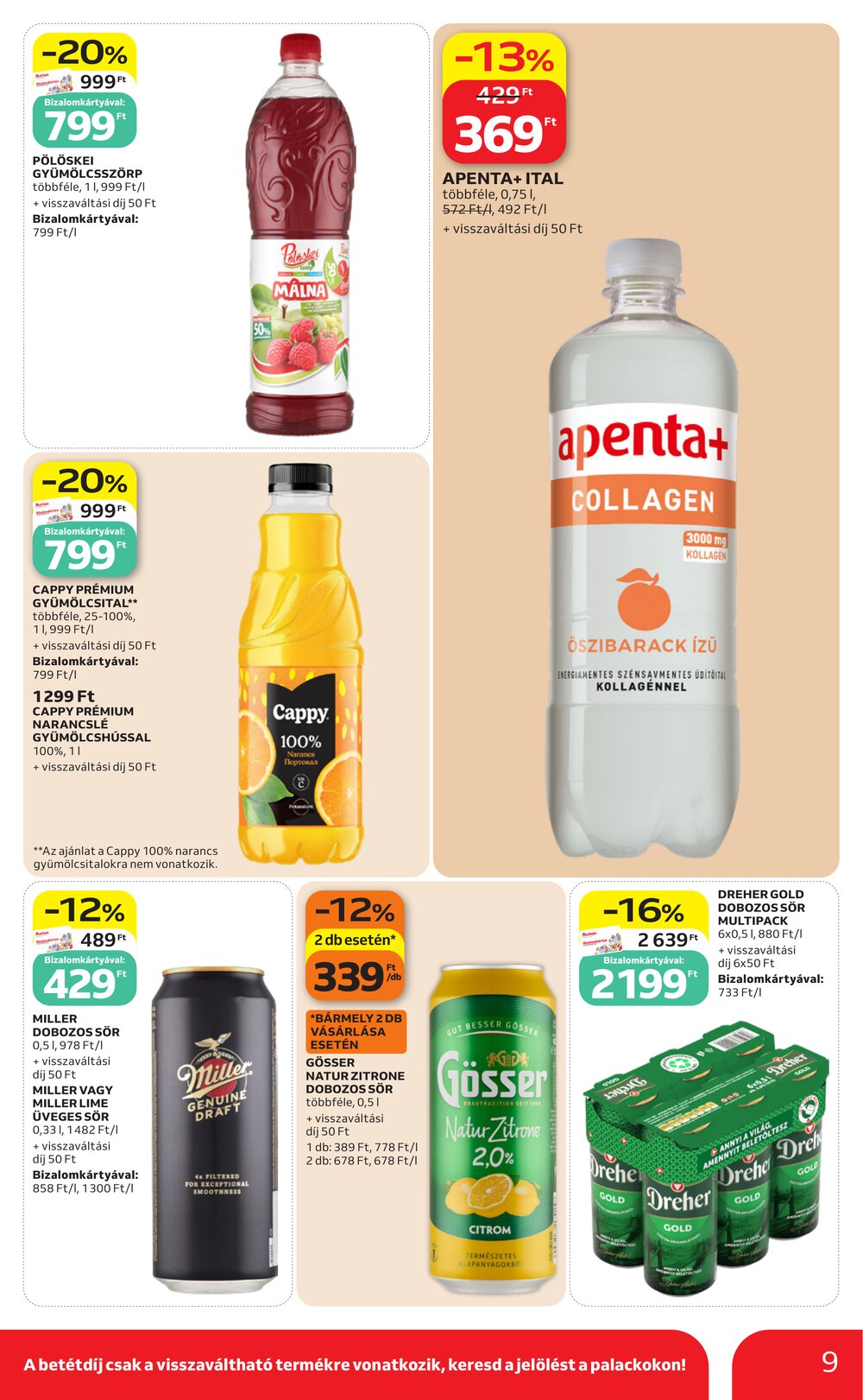 Auchan akciós újság 2026.06.04-től - 9. oldal.