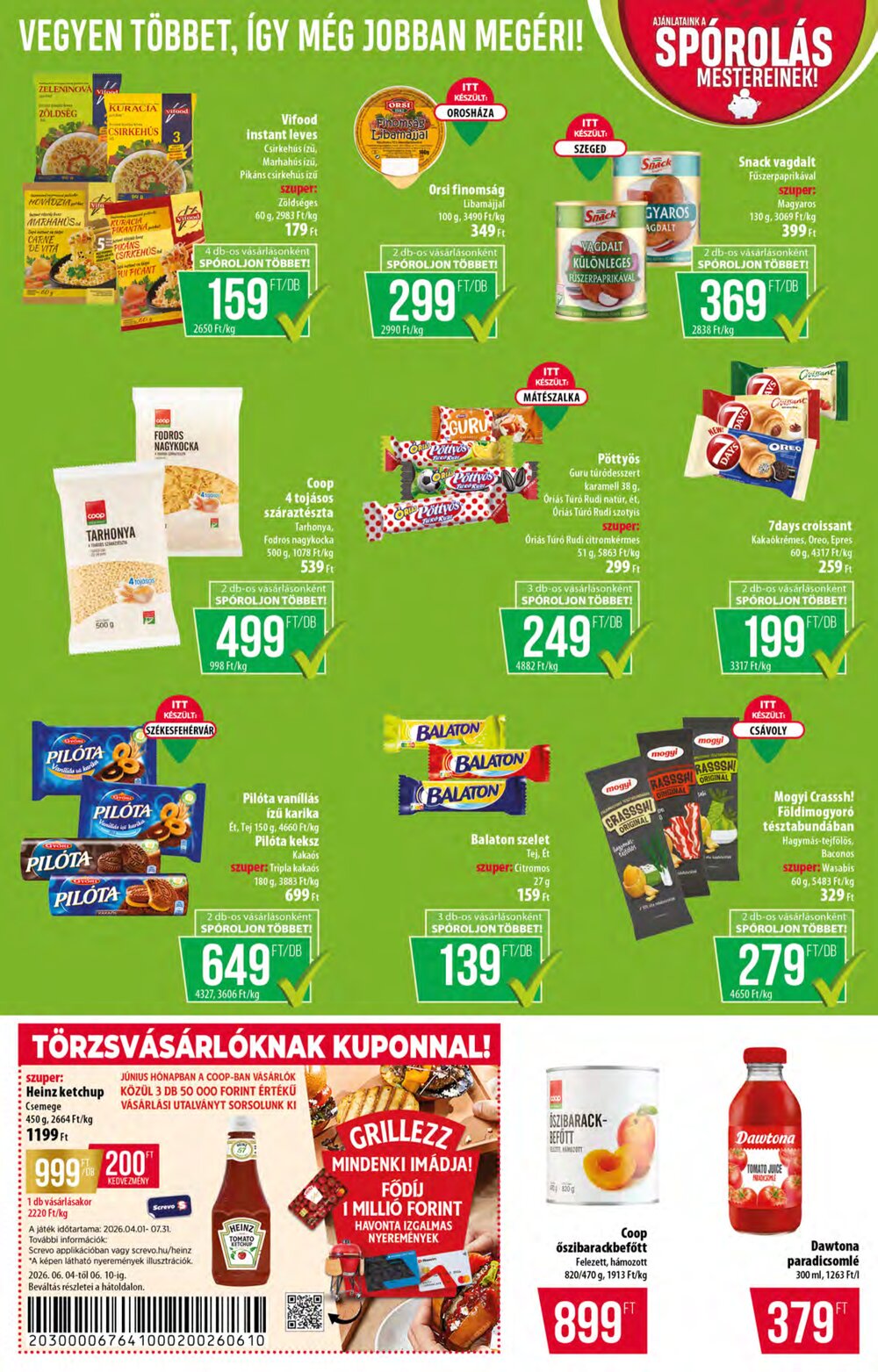 Coop akciós újság 2026.06.04-től - 6. oldal.