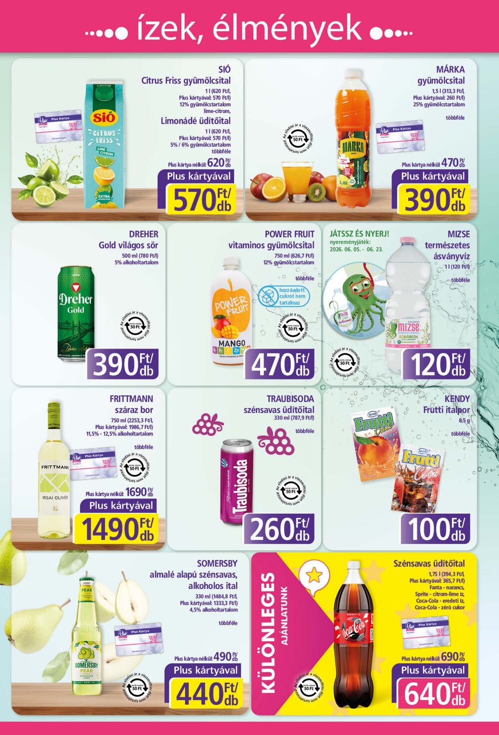 PlusMarket akciós újság 2026.06.04-től - 5. oldal.