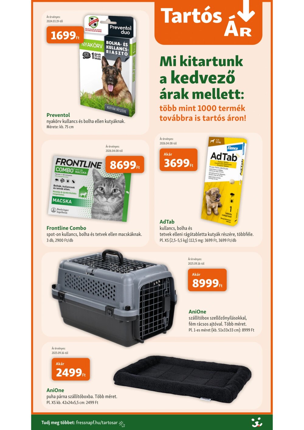 Fressnapf akciós újság 2026.06.04-től - 3. oldal.