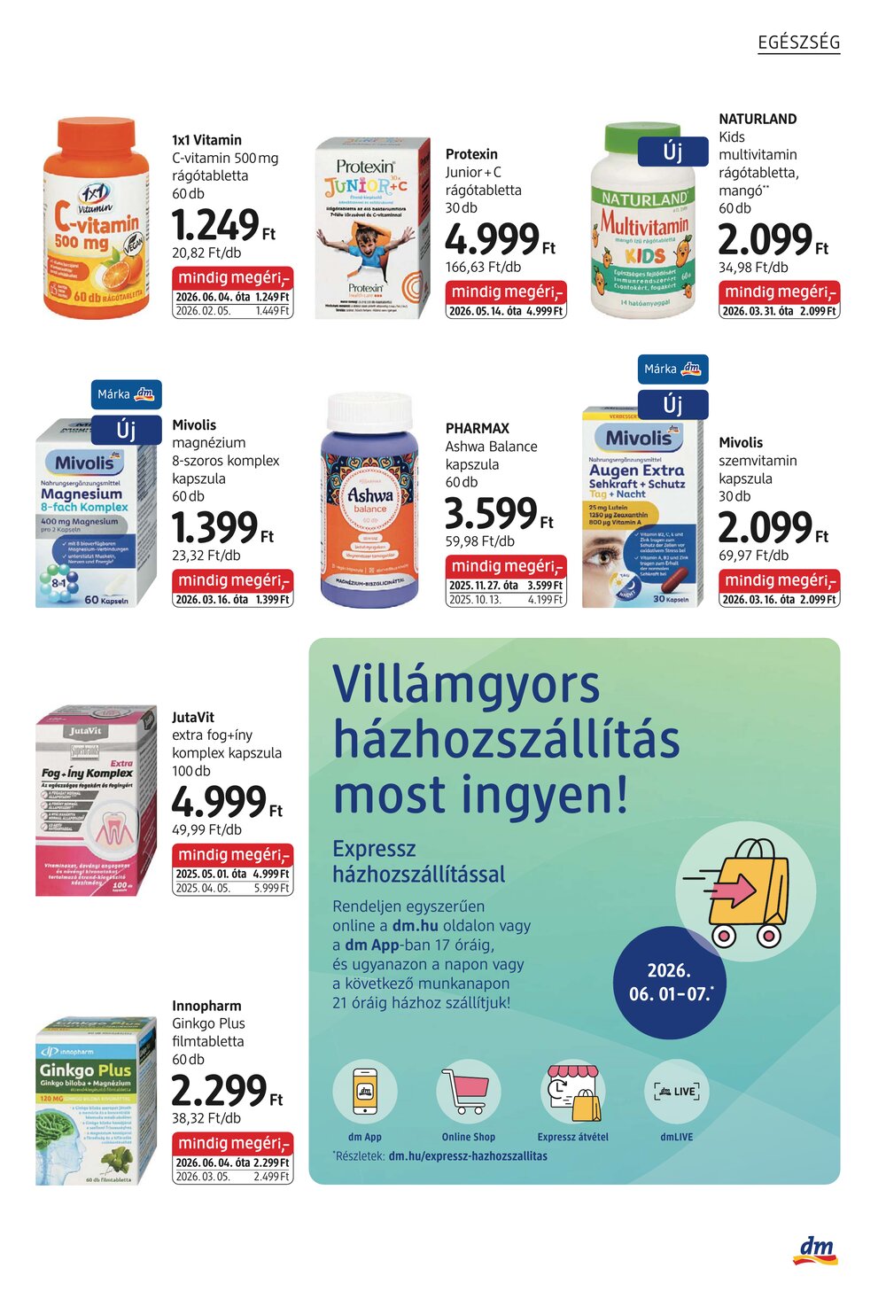 DM drogéria akciós újság 2026.06.04-től - 21. oldal.