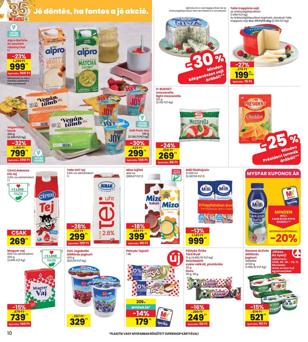 Interspar akciós újság 2026.06.11-től - 10. oldal.