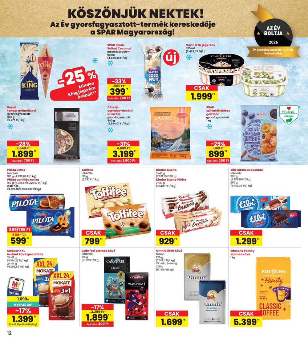 Interspar akciós újság 2026.06.11-től - 12. oldal.