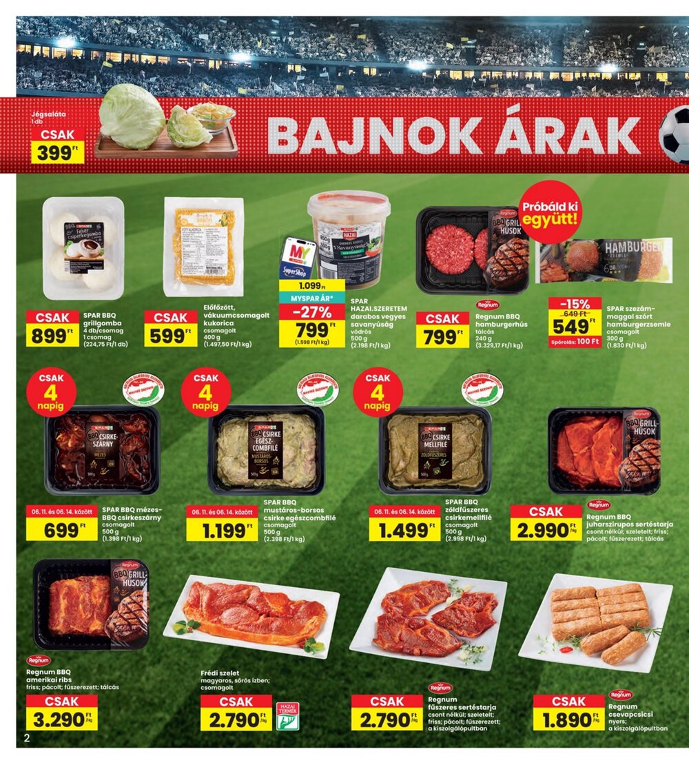Interspar akciós újság 2026.06.11-től - 2. oldal.