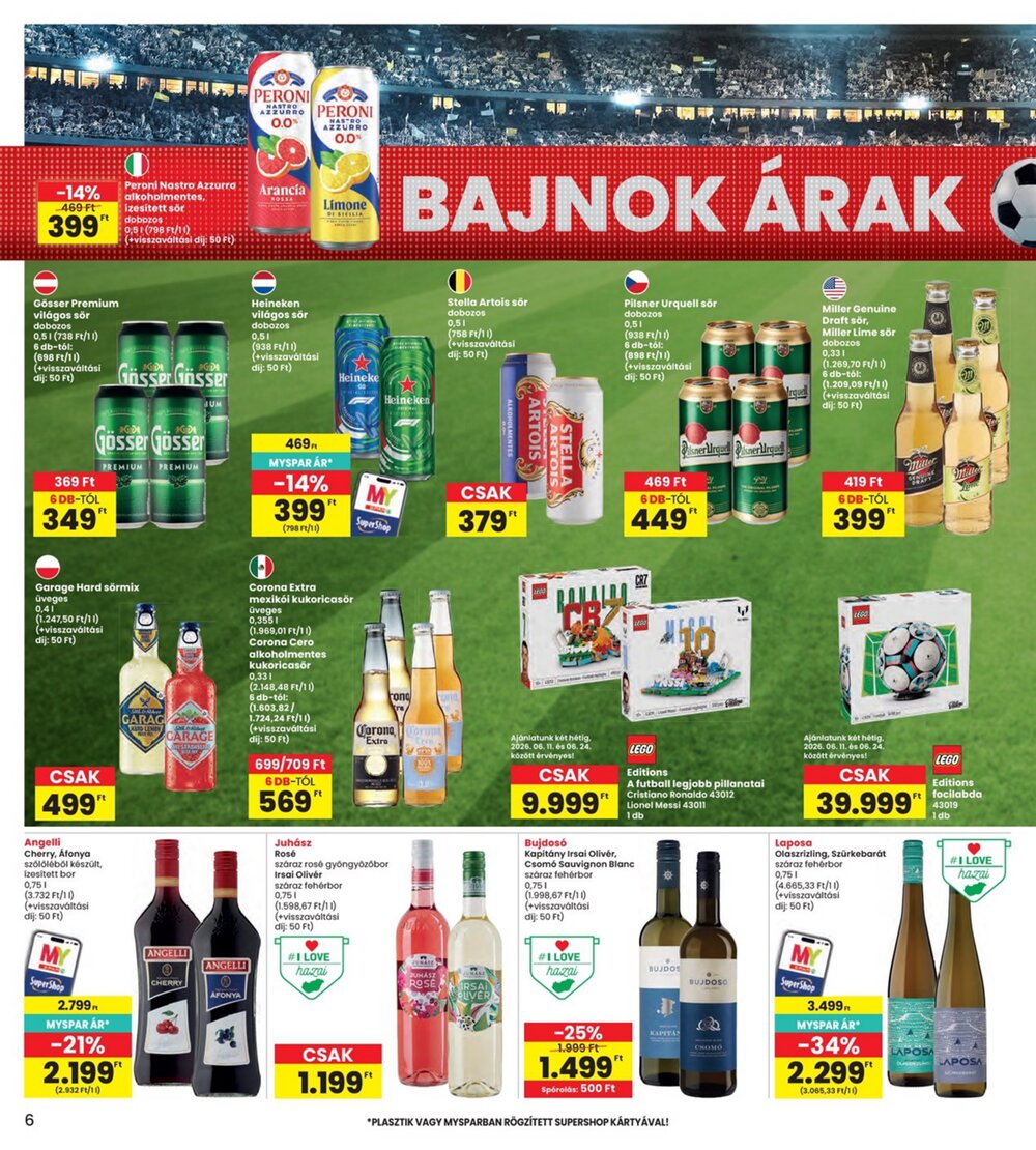 Interspar akciós újság 2026.06.11-től - 6. oldal.