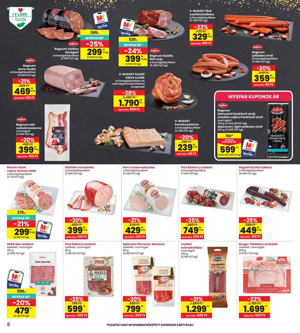 Interspar akciós újság 2026.06.11-től - 8. oldal.