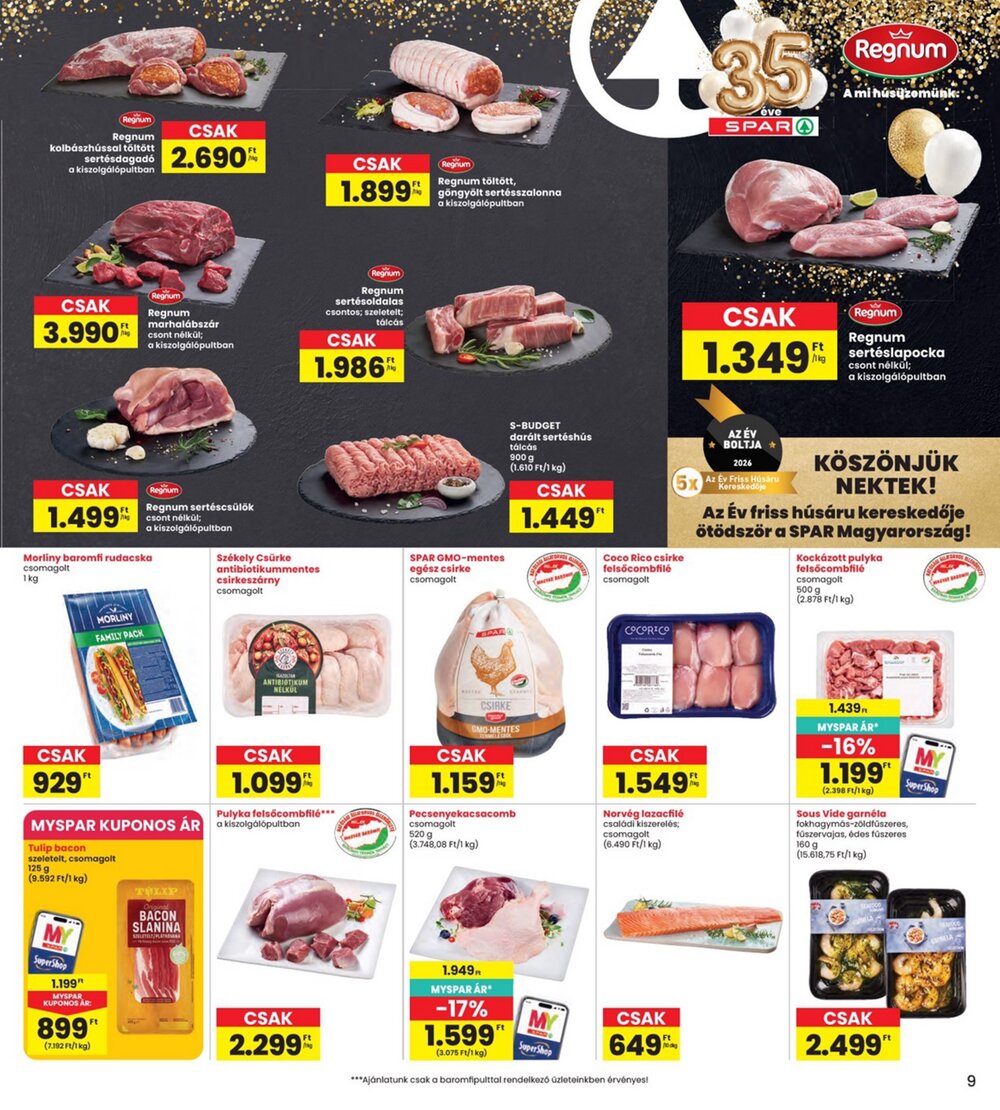 Interspar akciós újság 2026.06.11-től - 9. oldal.