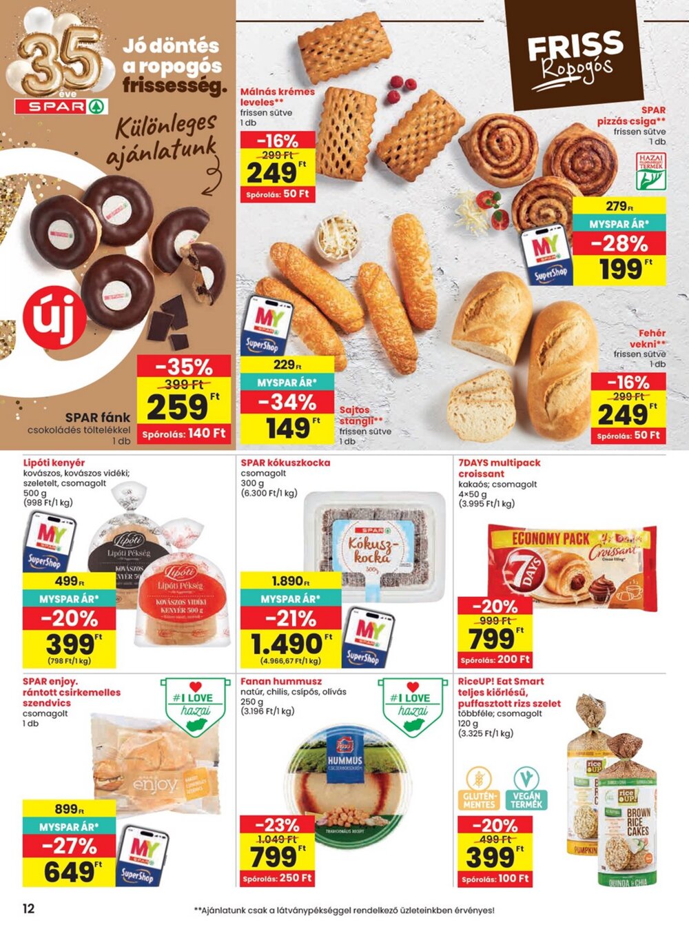 Spar akciós újság 2026.06.11-től - 12. oldal.
